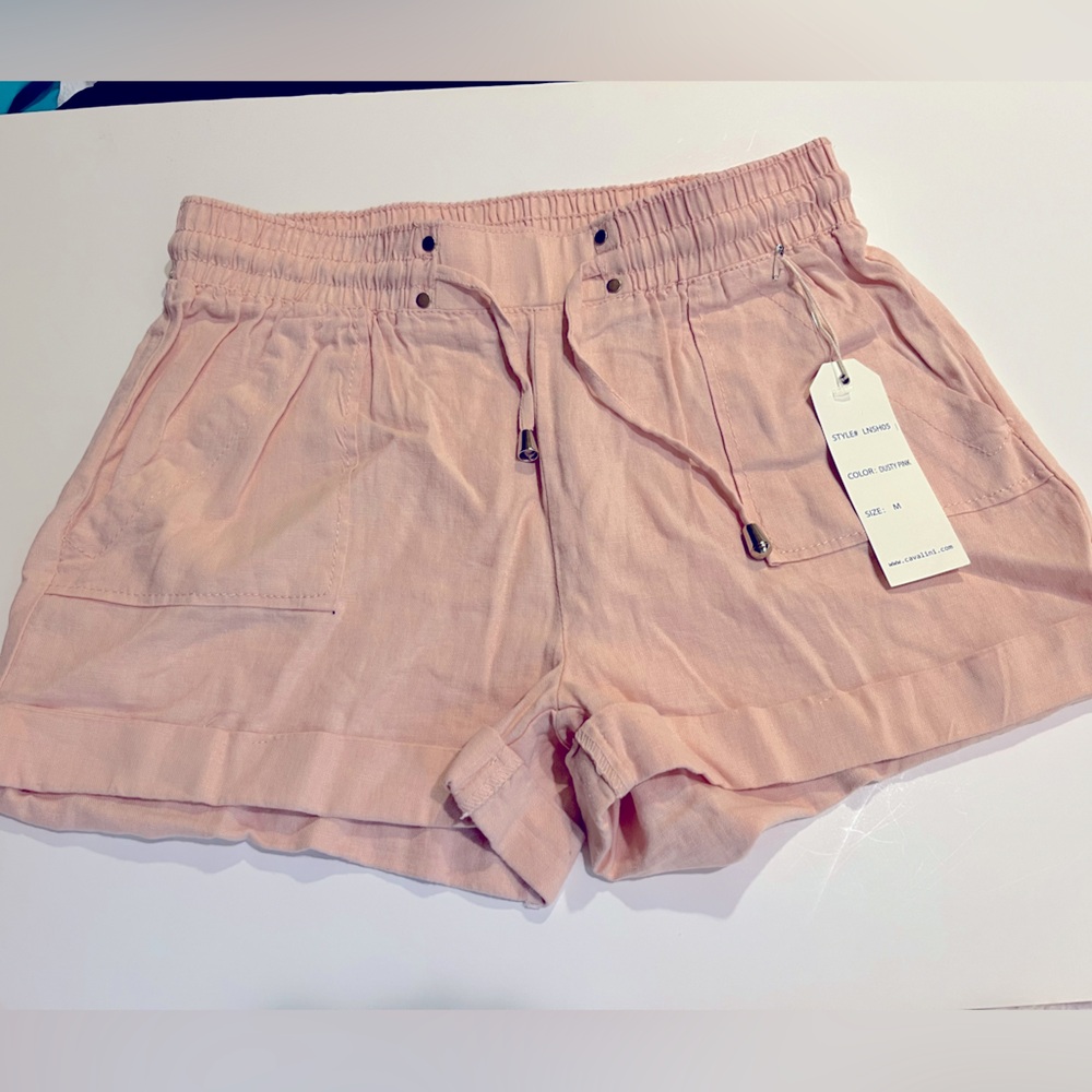 Ci Sono Women's Light Pink Shorts